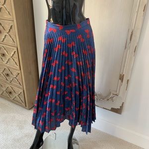 GUCCI pleaded midi skirt - runway 2018